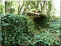 Boundary Wall for Tong Castle and remains of pulpit