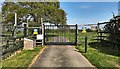 Entrance gate to Sopers Farm