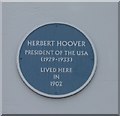 Herbert Hoover Plaque at Hersham