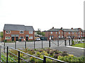 New and old housing on Thorpe Road, Middleton