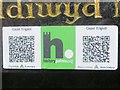 HiPoints information QR code at Capel Engedi, Caernarfon