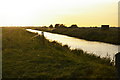 TL3588 : Looking west along the Forty Foot Drain at Puddock Bridge by Christopher Hilton