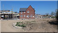 Houses under construction at New Lubbesthorpe