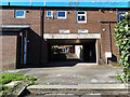 Path through buildings at the top of Snowden Royd, Bramley