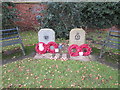 Memorial  stones  to  the  two  squadrons  at  Burn  Airfield