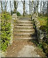 Steps into Lennox Park