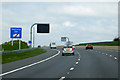 NZ2201 : Variable Message (Matrix) Sign on the A1(M) near to Brompton-on-Swale by David Dixon