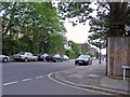 Finchley Road at the corner of Hodford Road