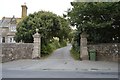 Gate Piers to Manor Office