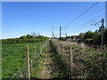 Footpath by the East Coast Main Line