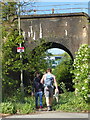 Footpath under the railway from The Mead to Bedford Road