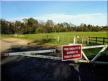 H4772 : Facility closed to public access notice, Mullaghmore by Kenneth  Allen