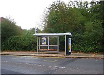 SO9977 : Bus stop and shelter, Park Way, Great Park, Rubery, Birmingham by P L Chadwick