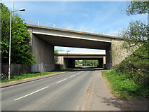 SO9572 : M42 Motorway crossing the Stourbridge Road by Roy Hughes