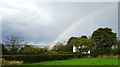 Rainbow over Chak Gardens, Cottingley Cliffe Road