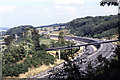 Footbridge over M5 near Clapton in Gordano