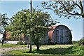 Pixey Green, Rattlerow Hill: Two corrugated iron roofed buildings