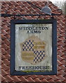 Sign for the Middleton Arms, North Grimston 