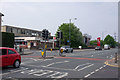View of Bury New Road (Post Office and KFC) from M&S