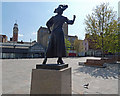 Statue of suffragette Alice Hawkins