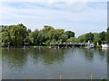 Side weir on River Thames