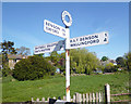 Signpost by the Cress Beds