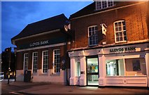 TL3540 : Lloyds Bank on Melbourn Street, Royston by David Howard