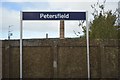 Petersfield Station sign