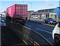 ST3090 : ONE container in transit, Malpas Road, Newport by Jaggery