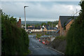 Looking down Roborough Road towards Westaway Heights