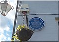 Jerome Kern plaque on wall of The Swan at Walton-on-Thames