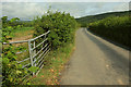 Road approaching Lent Hill