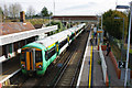 Eastbound train at Goring-by-Sea station, 2010