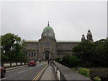 M2925 : Galway  Cathedral  over  Salmon  Weir  Bridge by Martin Dawes