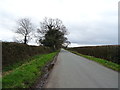 Minor road towards Puleston