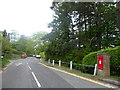 Post box in Hill Road