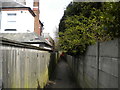 Public footpath off Alfreton Road, South Normanton