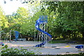 Spiral slide in Elthorne Park, Upper Holloway