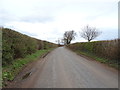 Minor road from Puleston towards Knighton