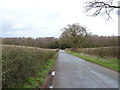 Minor road from Puleston towards Knighton