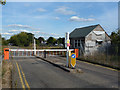 Barrier on Earhart Way