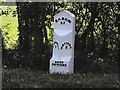 Old Milepost by the A360, Lavington Road, south of Potterne