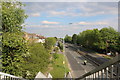 Edgware Way from the footbridge