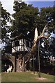 Pitchford Hall, Shropshire - treehouse