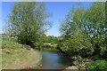 SP8995 : The River Welland on the path between Gretton and Thorpe  by Water by Tim Heaton