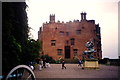 The main entranceway and terrace area at Powis Castle