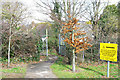 Cemetery gate to Parham Road