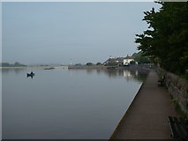 SX9687 : Spring high tide, River Exe, Goat Walk, Topsham by David Smith