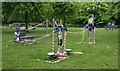 SK5704 : Outdoor gym equipment at The Rally Community Park by Mat Fascione