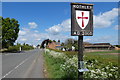 Rothley village sign along Loughborough Road